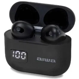 Aiwa EBTW-100BK Auriculares Inalámbricos TWS Bluetooth 5.3 Negros